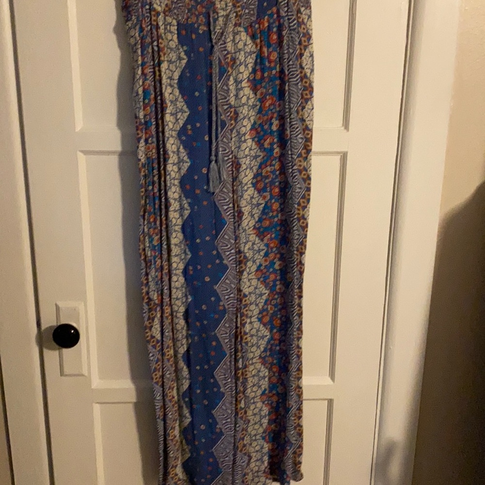 Blue Printed Pants CLOSET CLEAR OUT